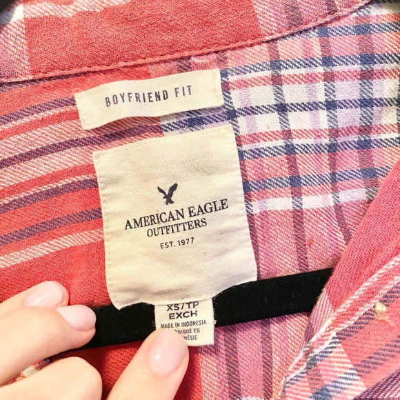 American Eagle Boyfriend Fit Flannel - Picture 5 of 7